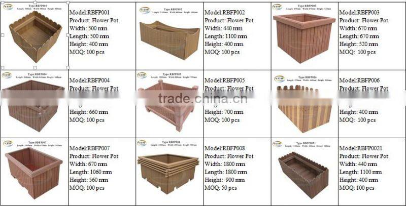 Rainbow wpc Manufacturer good price wood plastic composite floor joist