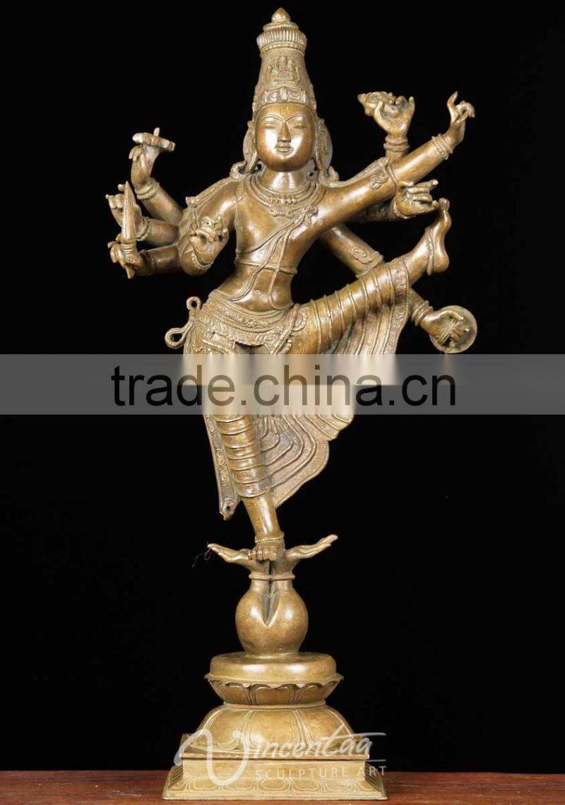 Indoor decoration religious style brass fengshui indonesian statues for sale