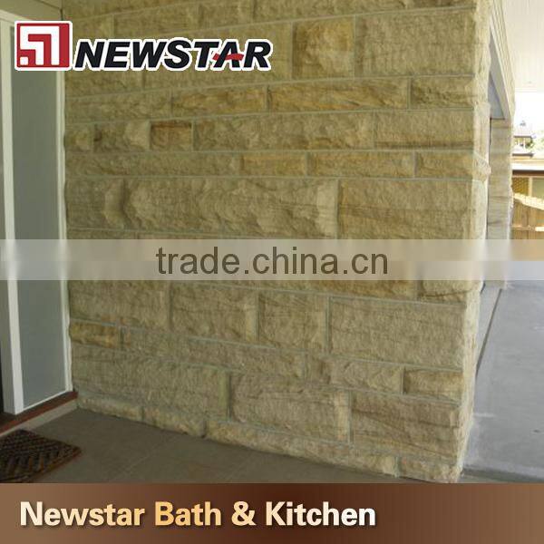 Top quality wonderful color sandstone wall decoration