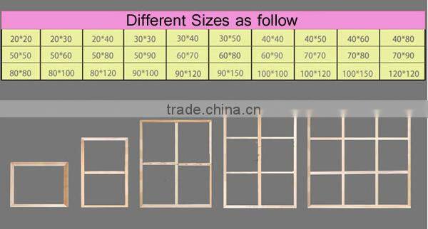 good quality pine wood stretcher bar for canvas