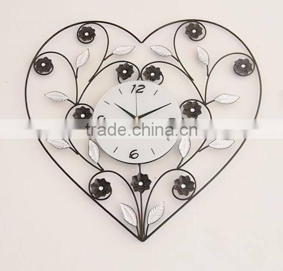 Heart Shape Luxury Wall Clock High Quality(GZH-71) Wholesale