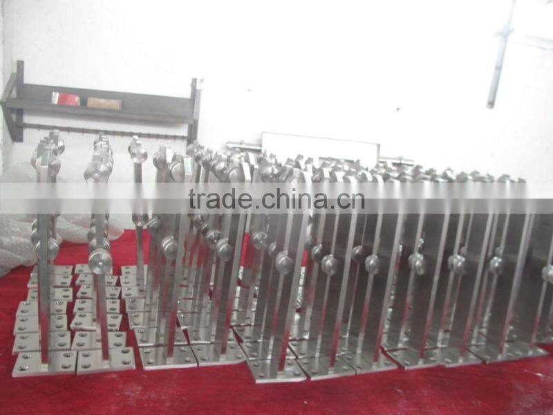 Frameless glass pool fencing glass spigot/stainless steel pool fence