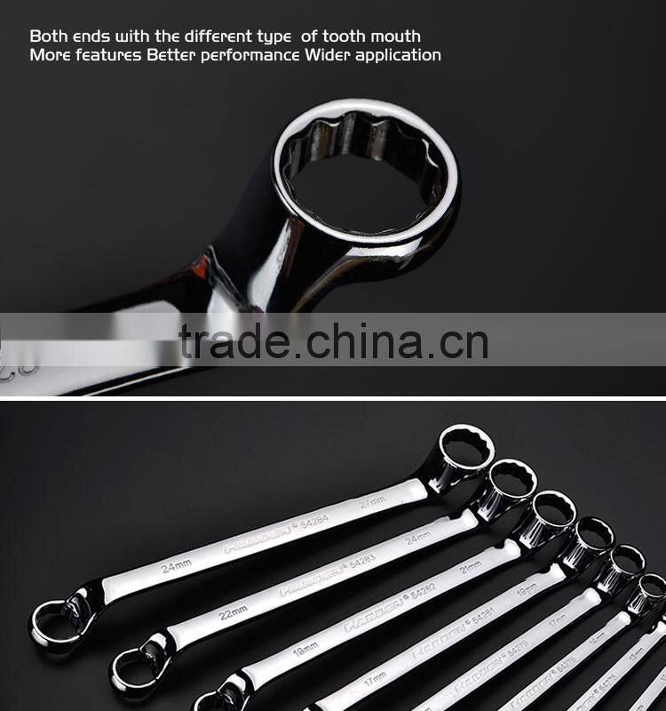 8pcs ring spanner handle tools high quanlity Harden spanner wrench
