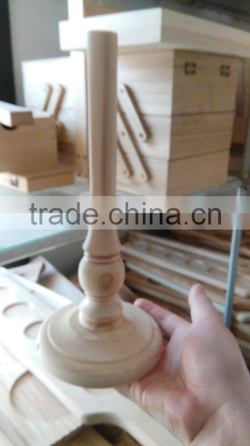 accept custom handmade wooden candle holder /candle candlestick