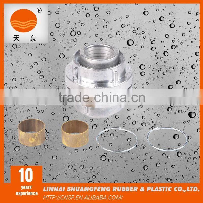 Different types of PVC fire hose coupling and quick connect hose coupling