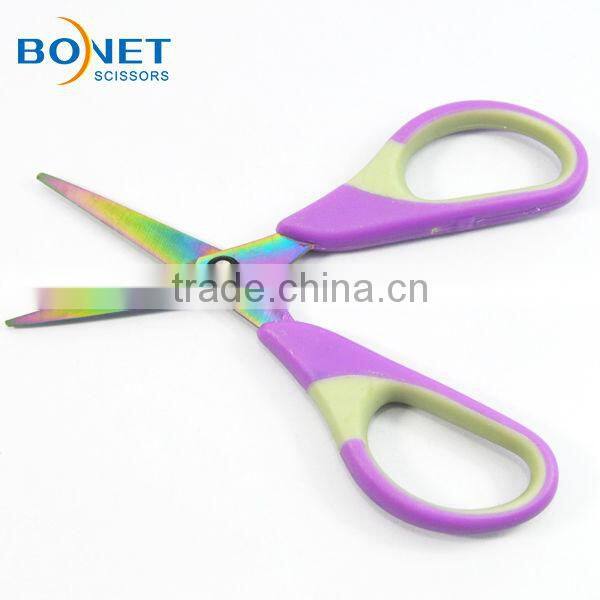 SHO0024P FDA qualified 5-1/2" color blades household holiday scissors