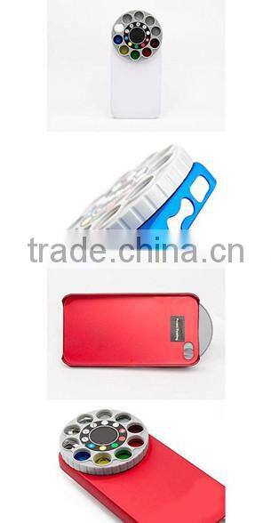 phone cover case with lense filters for i phone