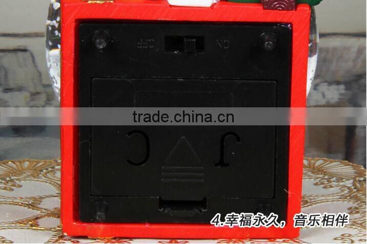 Hot Sale Gifts musical christmas snow globe handwork christmas snow globe