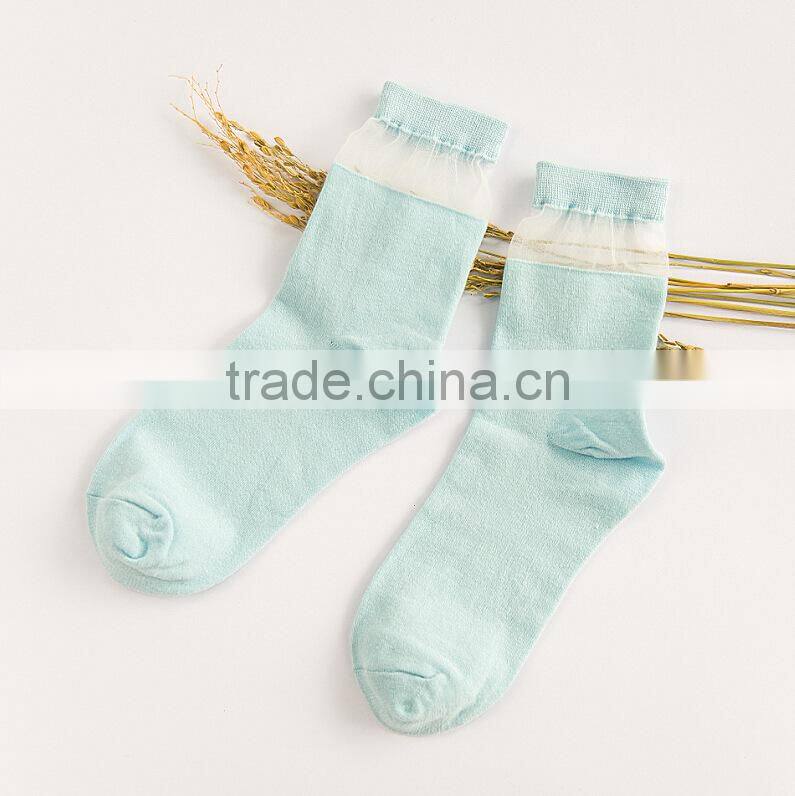 Candy Color Young Girls Socks Cheap Women Socks Wholesale