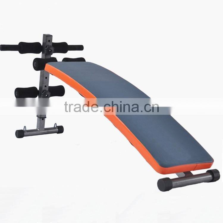 Weight Bench Sit Up Exercise Ab Crunch Board with gym rope