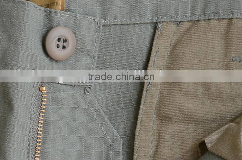 Men's summer navy blue leisure short cargo pants