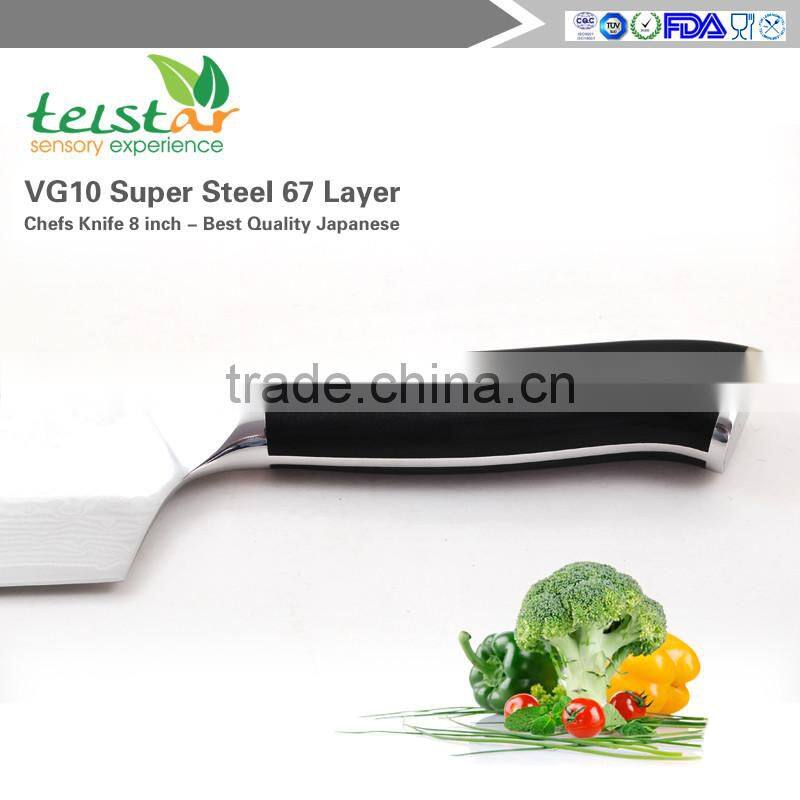 VG10 Japanese Damascus santoku knife 7-Inch blade High Carbon Stainless Steel