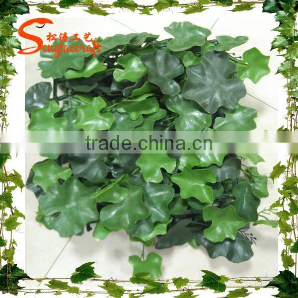 Wholesale artificial grass wall plastic leaves wall