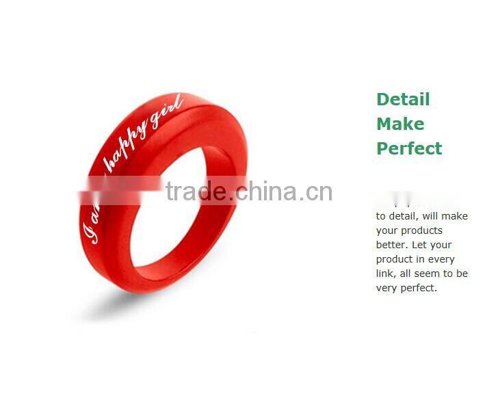 Hot selling custom cheap silicone rubber wedding rings, fashion custom silicone wedding ring