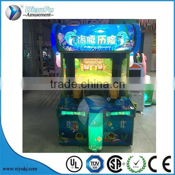 2016 redemption Eletronic spin and win game machine tickets type