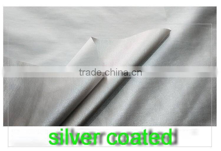 waterproof fabric for umbrella,190t pongee umbrella fabric 100% polyester,silver coated fabric