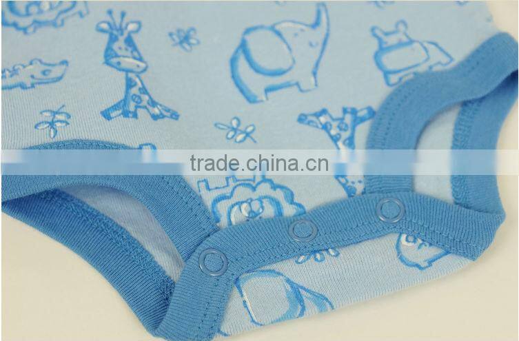 Wholesale 2017 summer baby funny plain baby rompers cotton clothing rompers