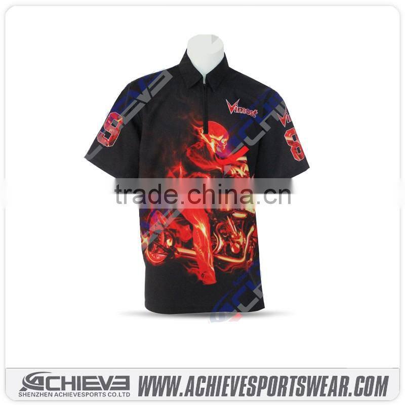 Gym custom tracksuit sublimation multicolor moto/racing shirts vintage motor suits uniforms