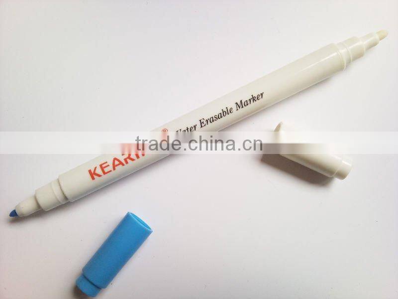 Shanghai Kearing Double Tips Marker With Blue And White Ink For Marking On Fabric