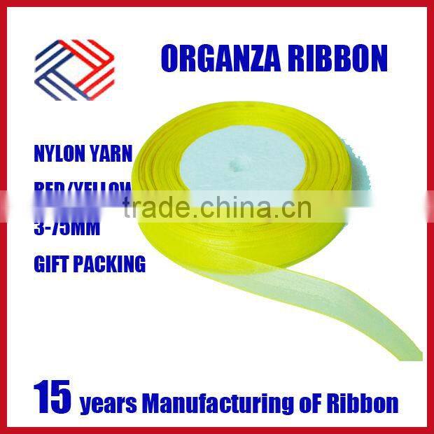 2015 China supplier organza ribbon