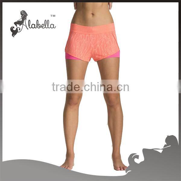 2015New Style Blank Compression yoga wear lycra Gym Shorts