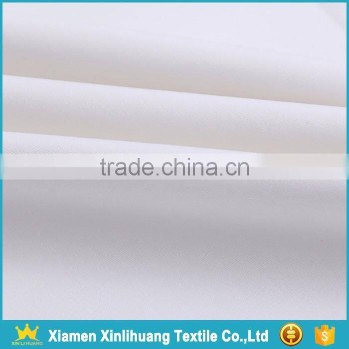 China Woven Textile White Color 100% Cotton Plain Fine Canvas Fabric