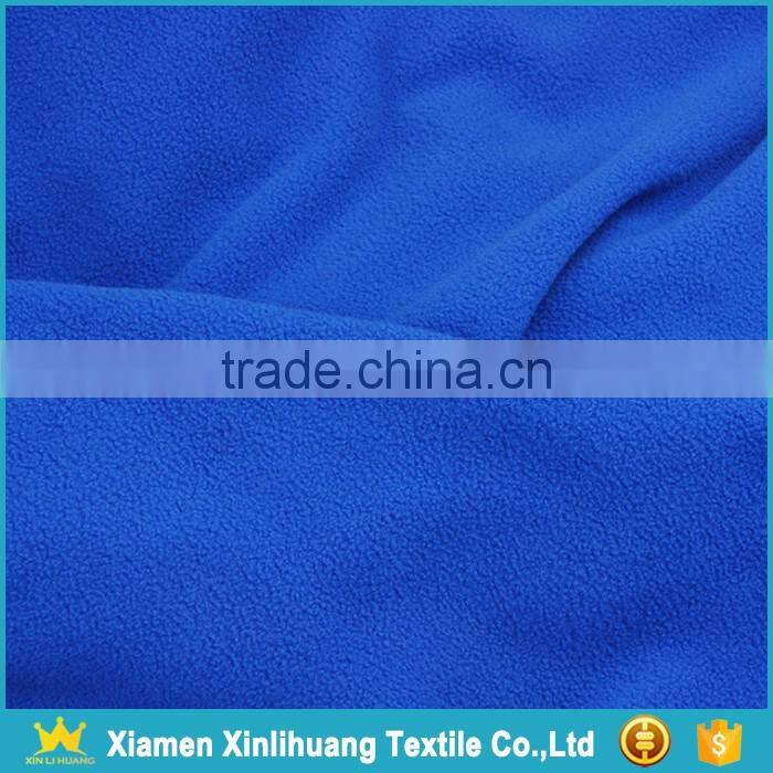 Quality Supplier 100 Polyester Red Reversible Polar Fleece Fabric