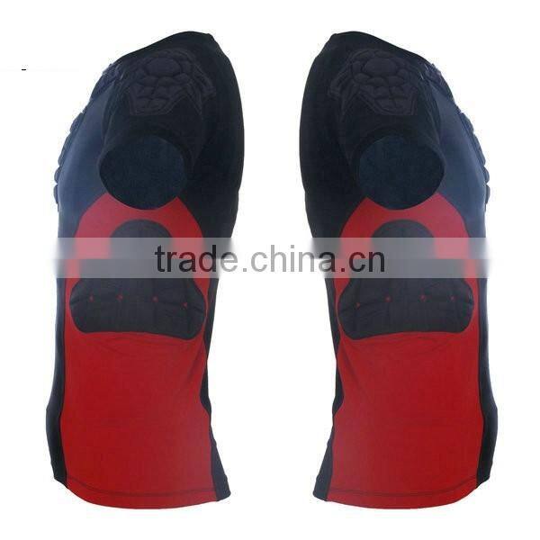 Customized compression padded protective shirt Product