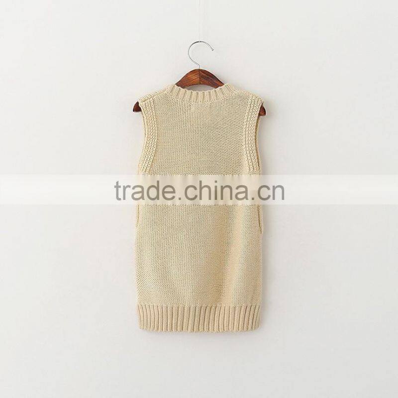 kids knit vest pattern child sleeveless sweater on 2016