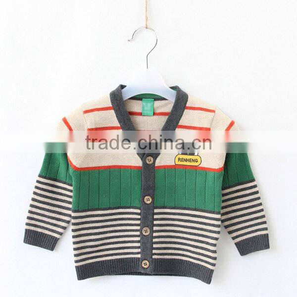 Boys cartoon style elastic knitting coat sweater