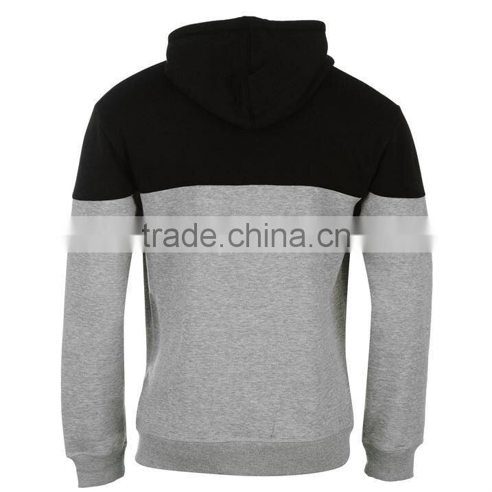 Factory Custom Two Color Plain Cotton Hoodie