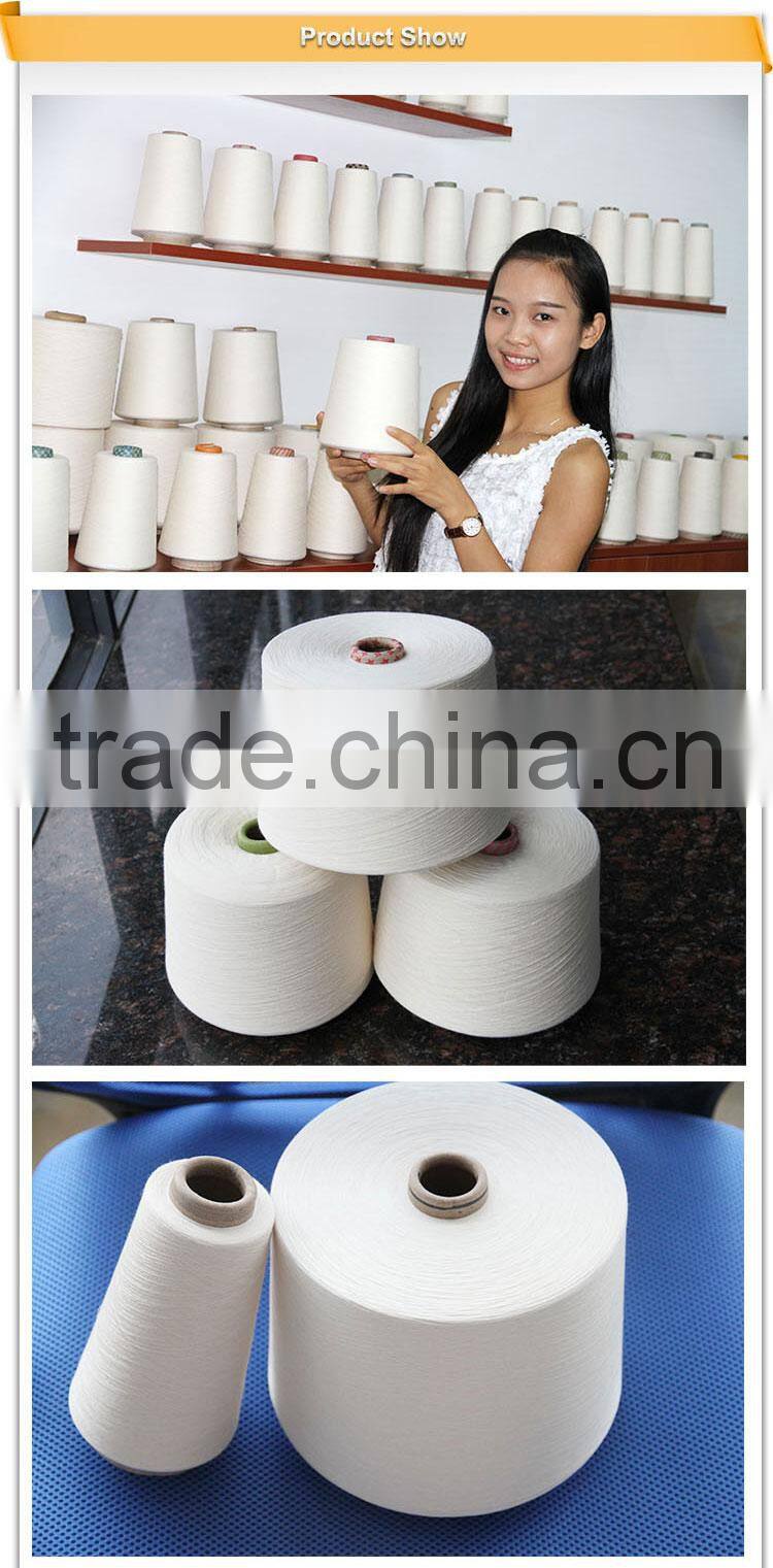 polyester blended yarn 50/50 65/35 80/20 in 30s 40s 60s