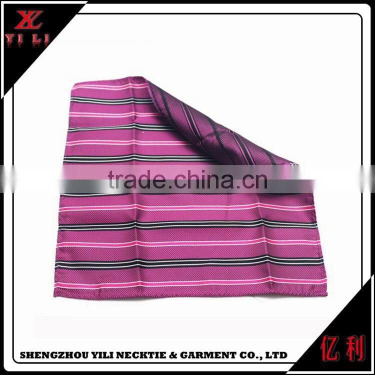 Popular design custom cheap 100% pocket square silk