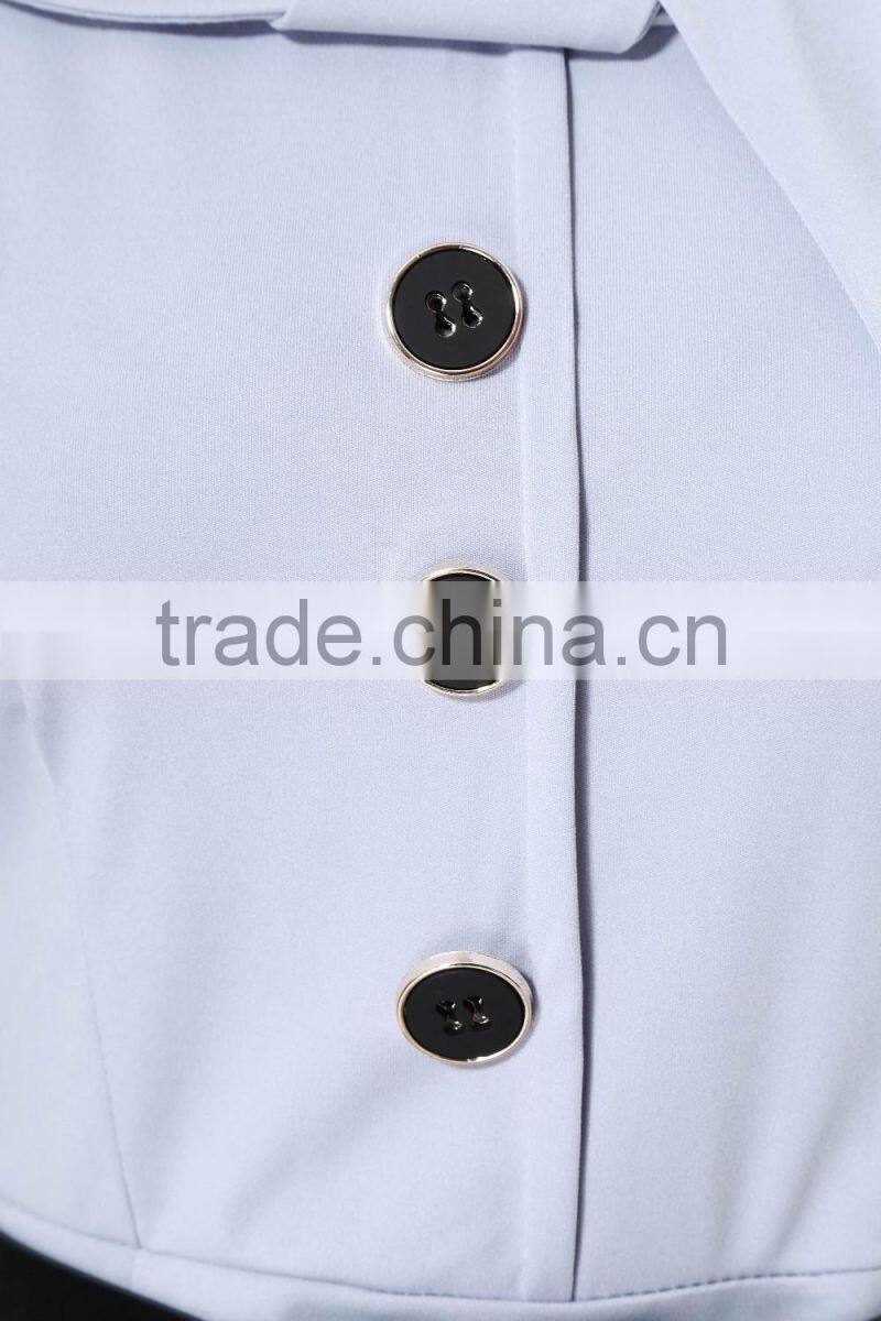 Yihao Trade Assurance New Women Casual Dress Elegant Party Vintage Polka Solid Work Clothing ladies office wear dresses dress