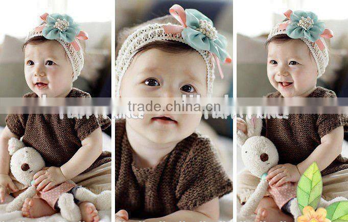 Bow Clip Headband for Baby Girls