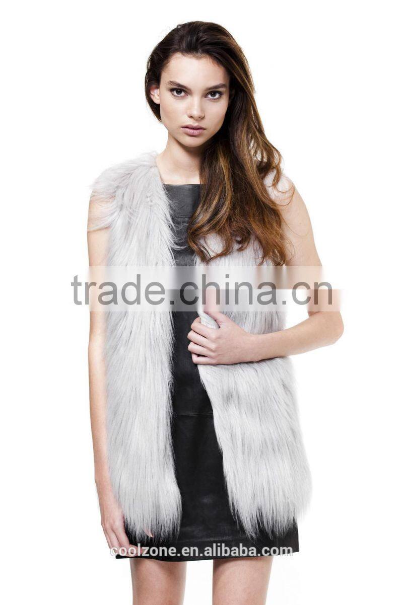 100% Faux fur gorgeous soft light vest