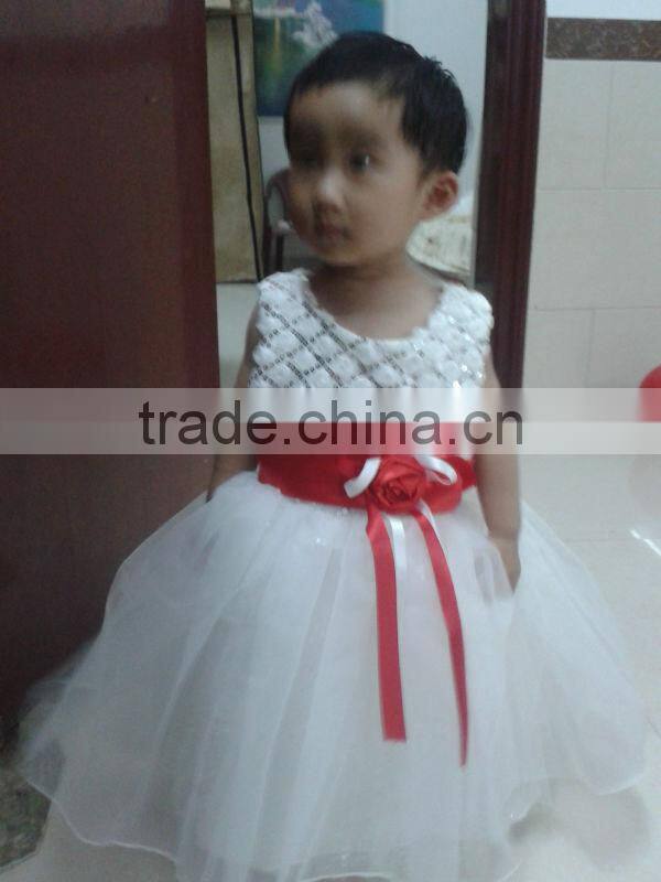 Kids Girls Dresses Elsa dress costume Princess Anna party dresses 2-8Y