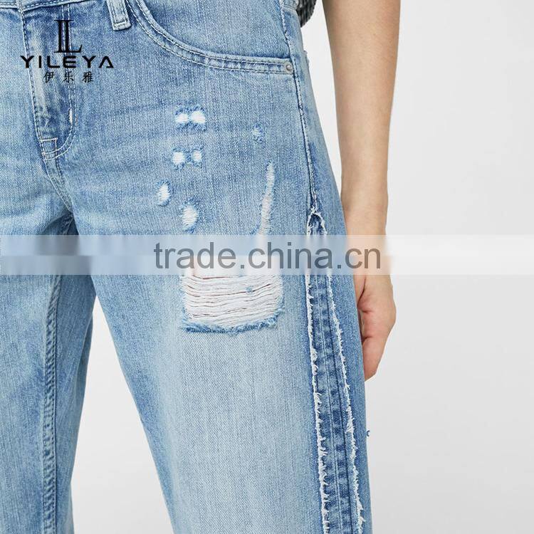 Branded 100% cotton jeans low price manufacturers in China