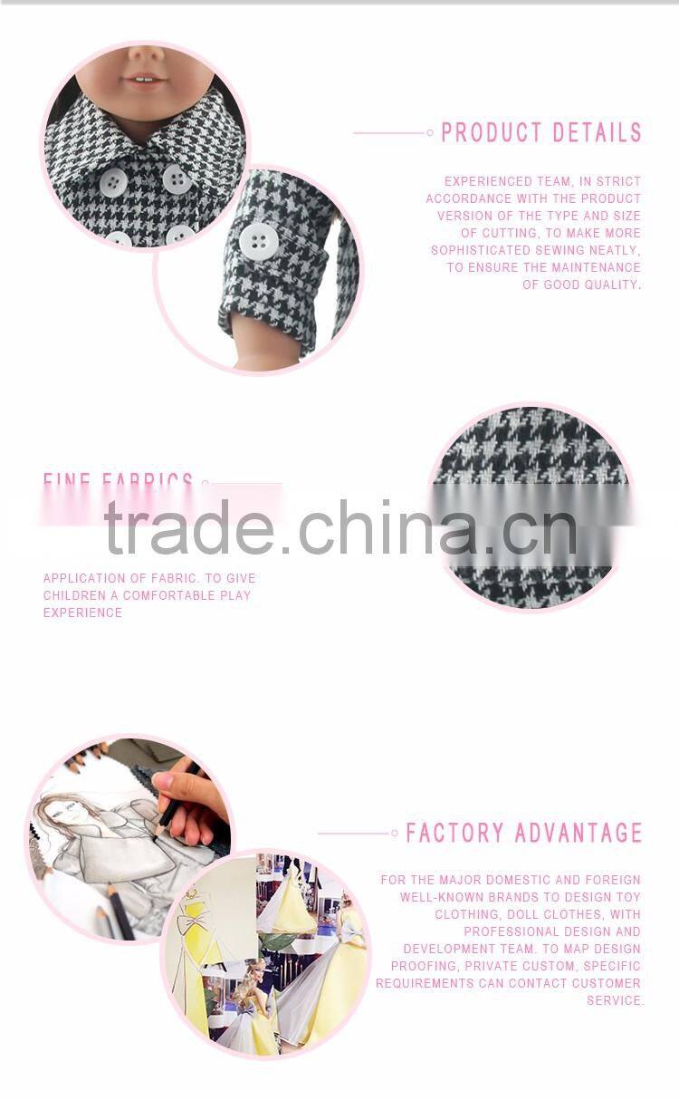 Custom 18 inch american girl woven doll office wear