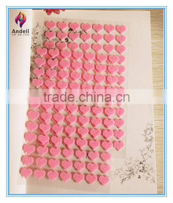 cheap wedding decorations heart shape stickers custom