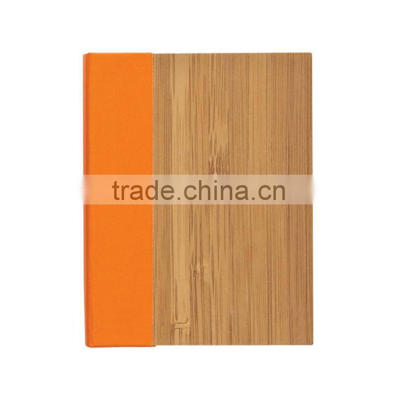 Colorful wooden cover notebook 70grams 50sheets 10.5*8cm with colorful notepad