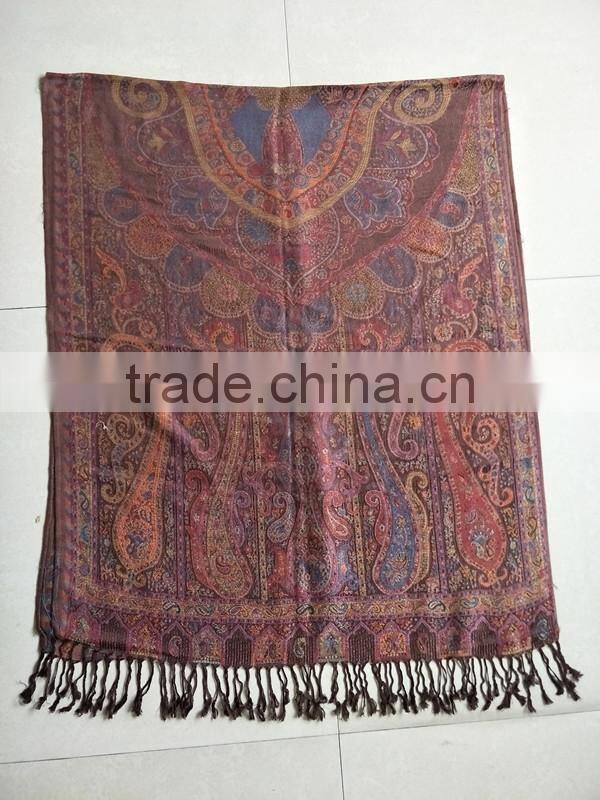 New Design Winter Women's Pashmina Stole Scarves long Printed Shawls