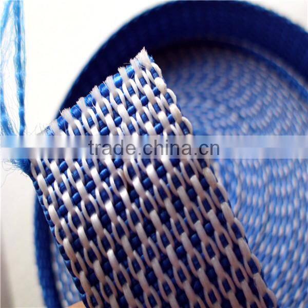 Custom polypropylene webbing for apparel and bag accessory