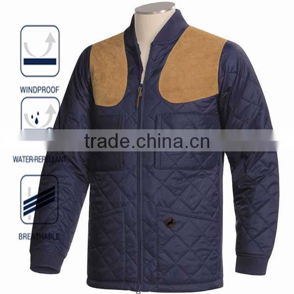2016 Water Repellent Nylon Quilted Hunting Jacket