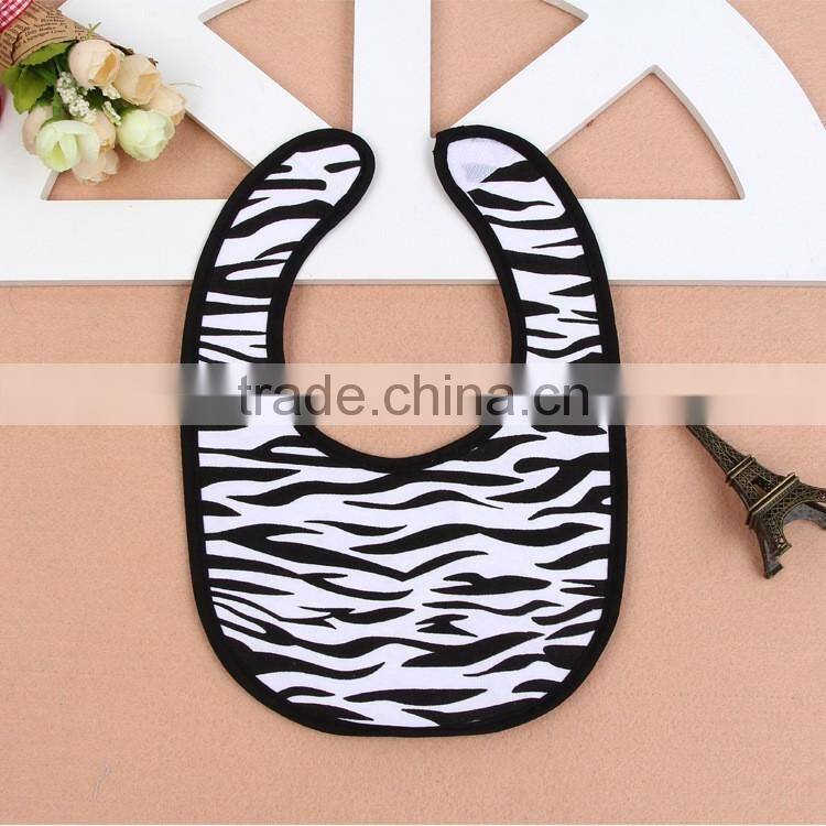 doule layer design cartoon printed hot sale baby bibs waterproof