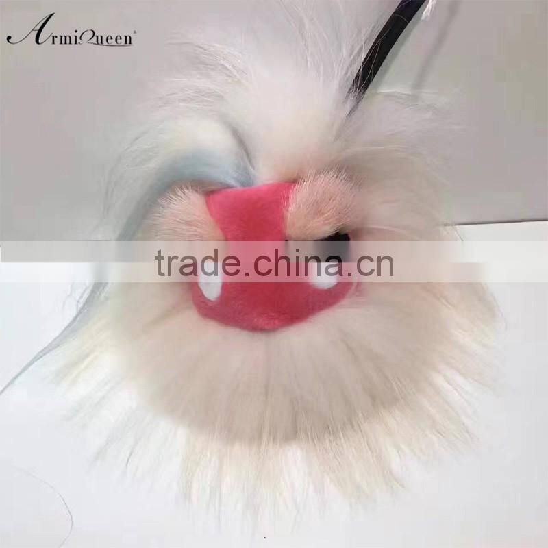 New style great promotional item fur accessories handbag decoration monster