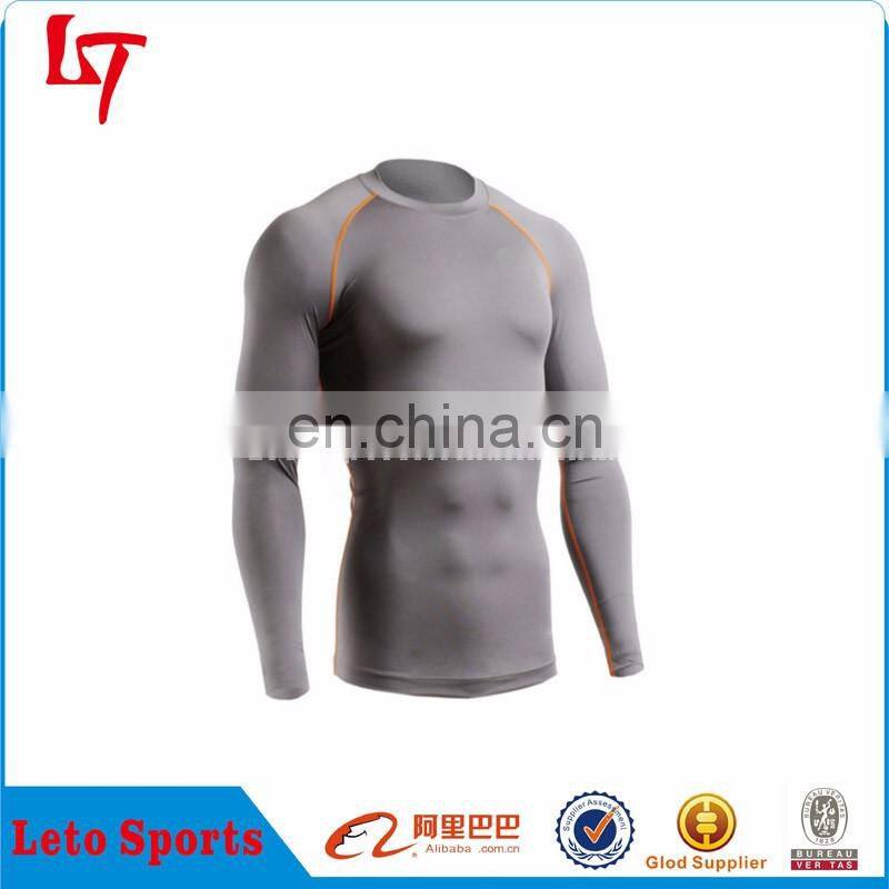 Super Stretchy Lycra Material Sublimation Compression Shirt