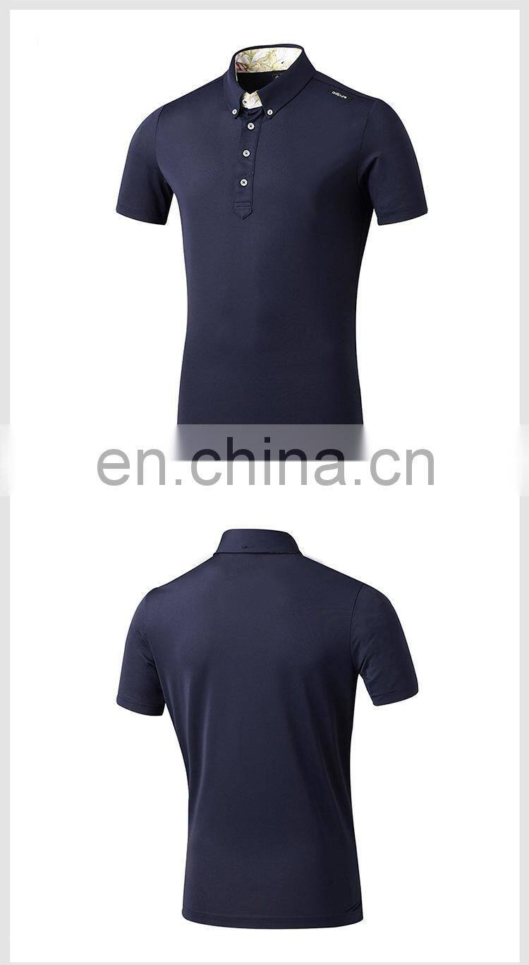 OEM custom dry fit golf polo shirt for men