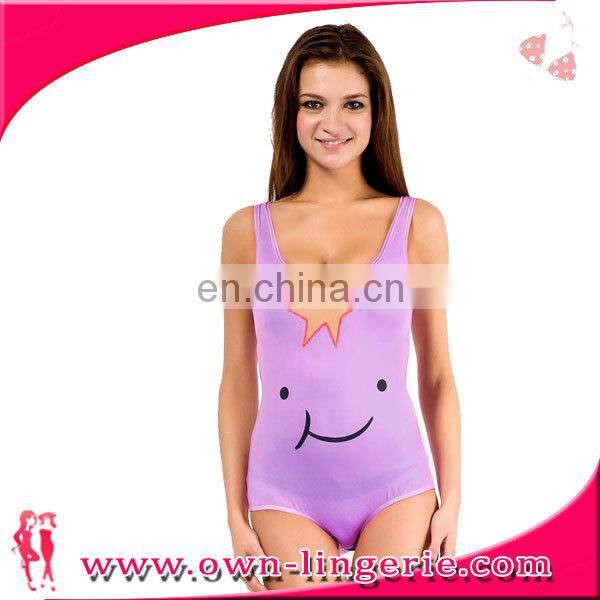 2016 wholesale hot sexy fat women one piece plus size swimwear