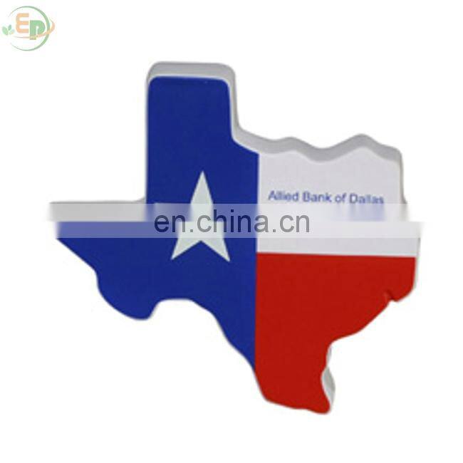 PU Toy Custom Printed Lone Star State Stress Reliever For Advertising Ever Promos